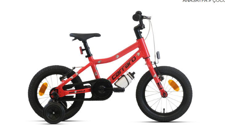 Carraro - 14 Jant - Red Eagle - V-Fren - 8''(20cm) - Kırmızı-Siyah