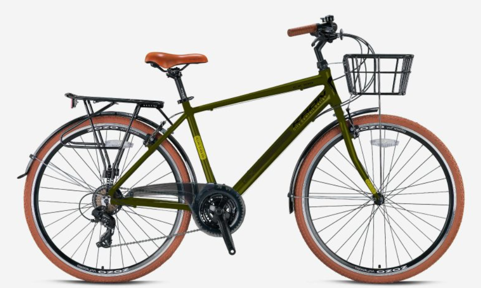 Kron - 28 Jant - CX 100 - V-Fren - 15” (38 cm) - Mat Haki-Siyah-Sarı