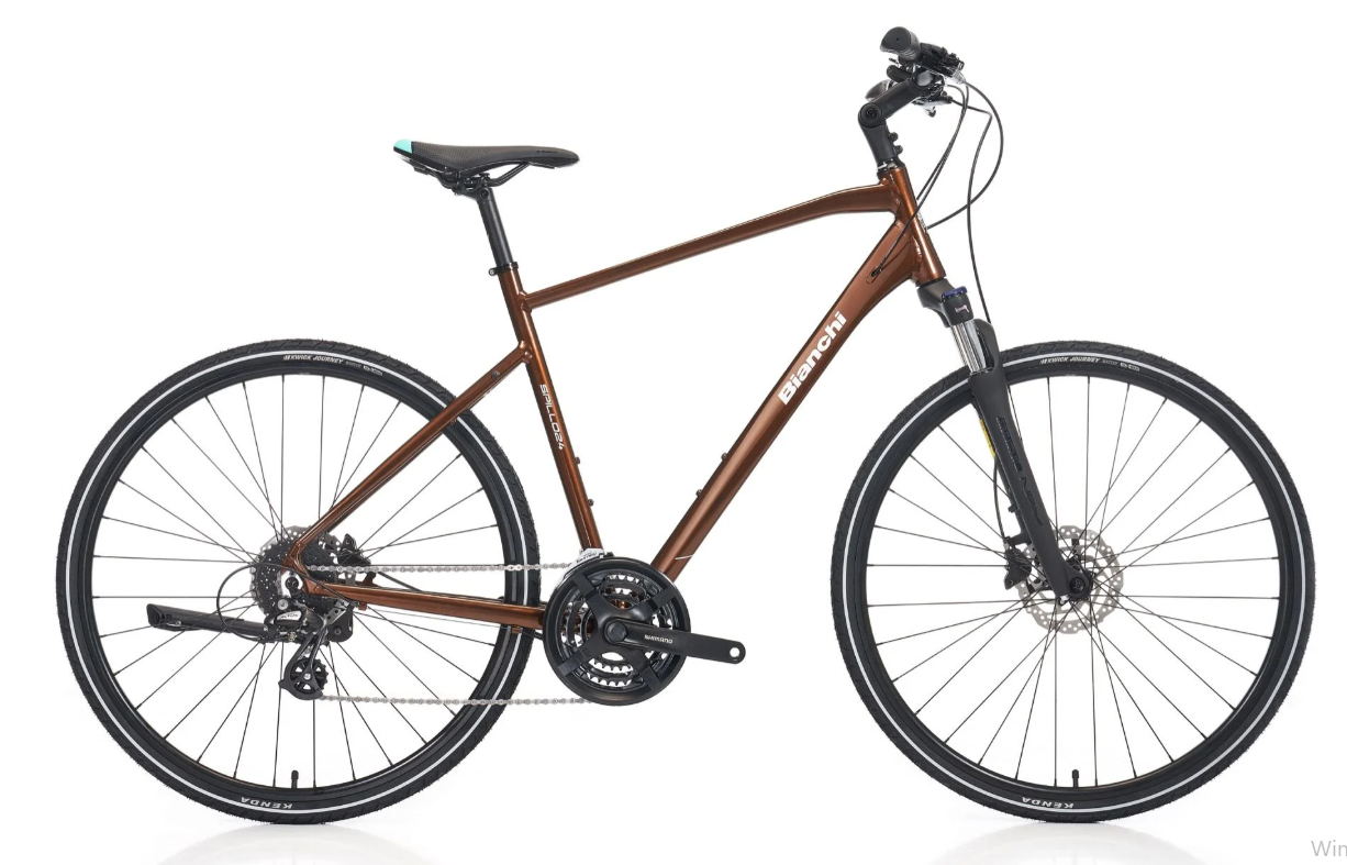 Bianchi - 28 Jant - Newtourer - Hidrolik Disk - 20" (51 cm) - Kahverengi-Beyaz