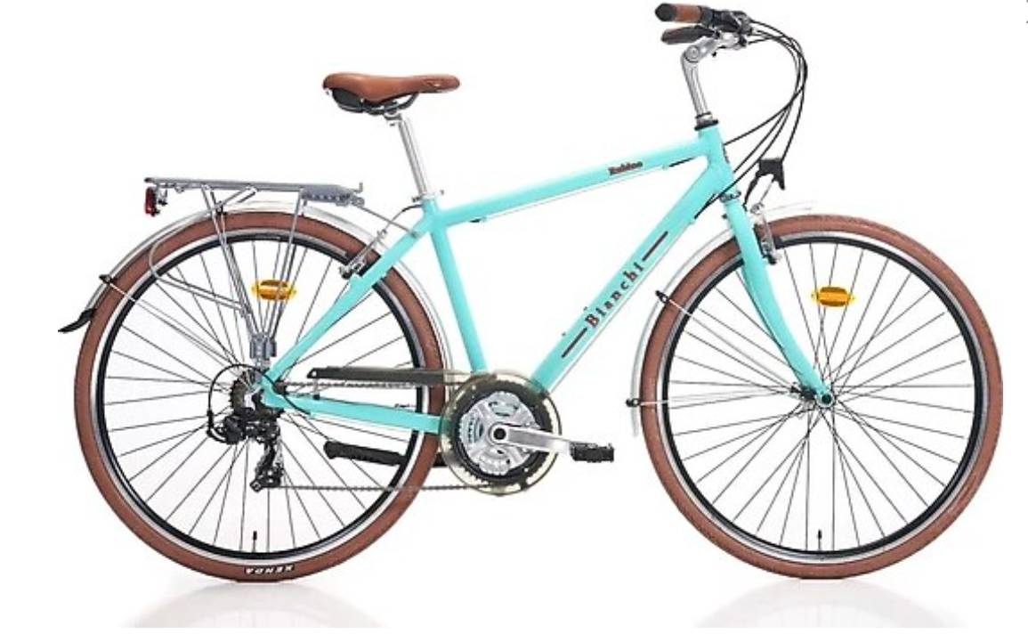 Bianchi - 28 Jant - Rubıno Deluxe Gent - V-Fren - 19" (48 cm) - Siyah-Kırmızı